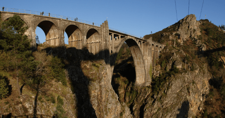 gundián paso da cova puente ferrocarril